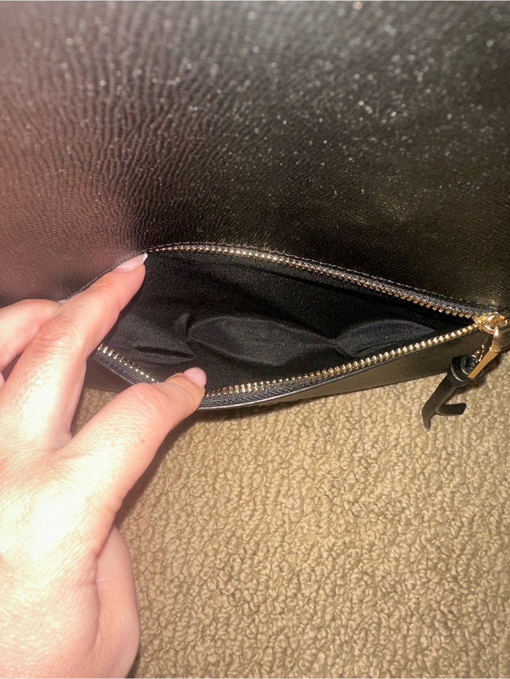 NEVER USED- Coach Jordyn Backpack in Black Leather with C Design - Picture 9 of 15
